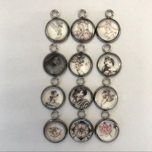 Disney princess pendants 925 sterling silver chain